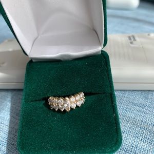 14KT yellow gold and diamond ring